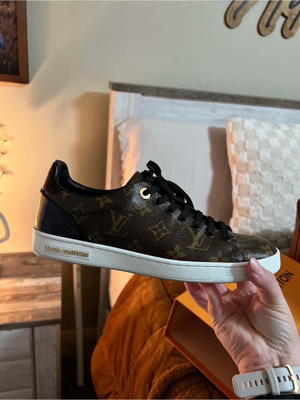 Louis Vuitton Women’s Brown Monogram Low-Top Sneaker